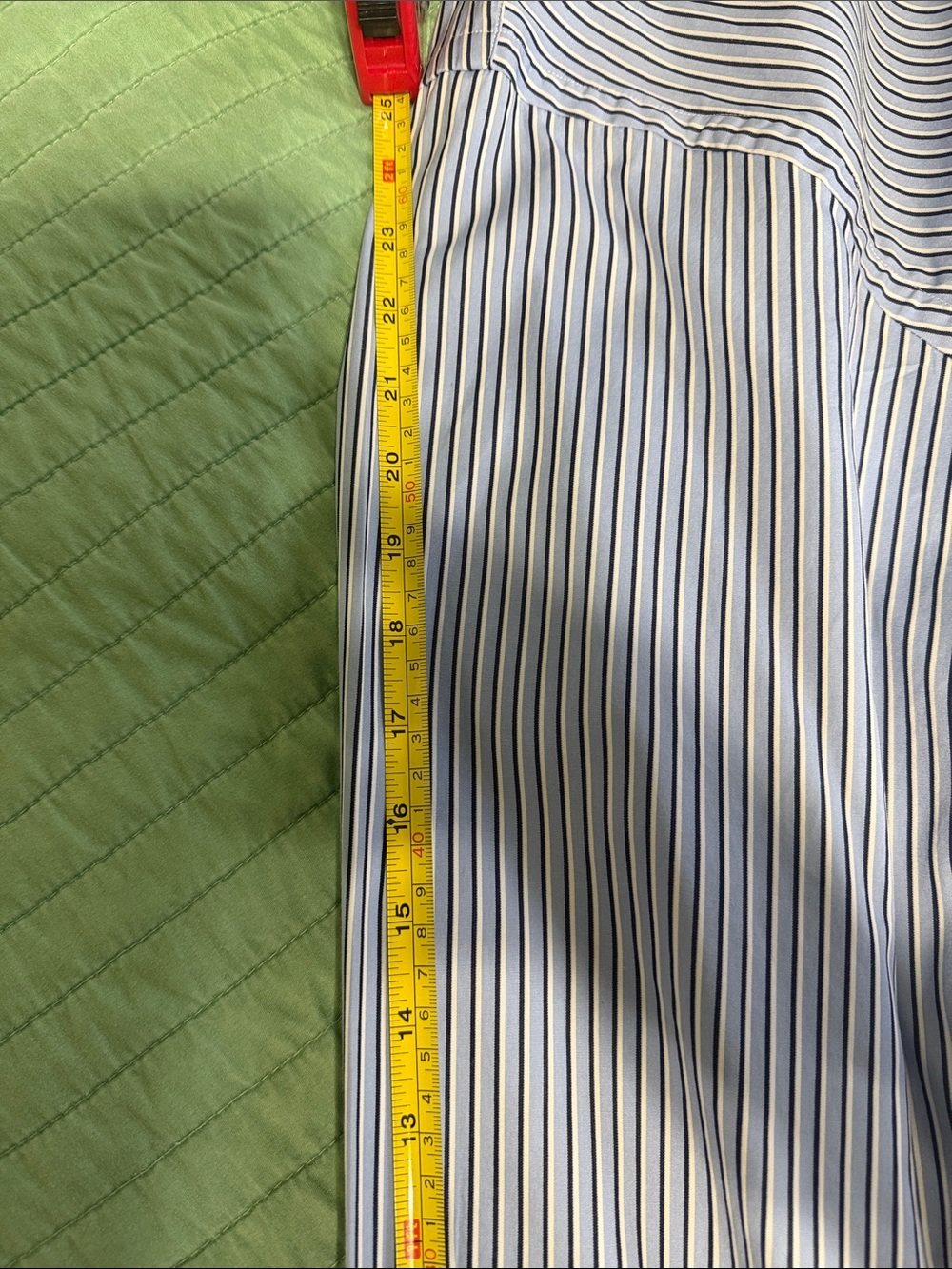 Ralph Lauren Blue & White Striped Button-Down Shirt - Picture 10 of 12